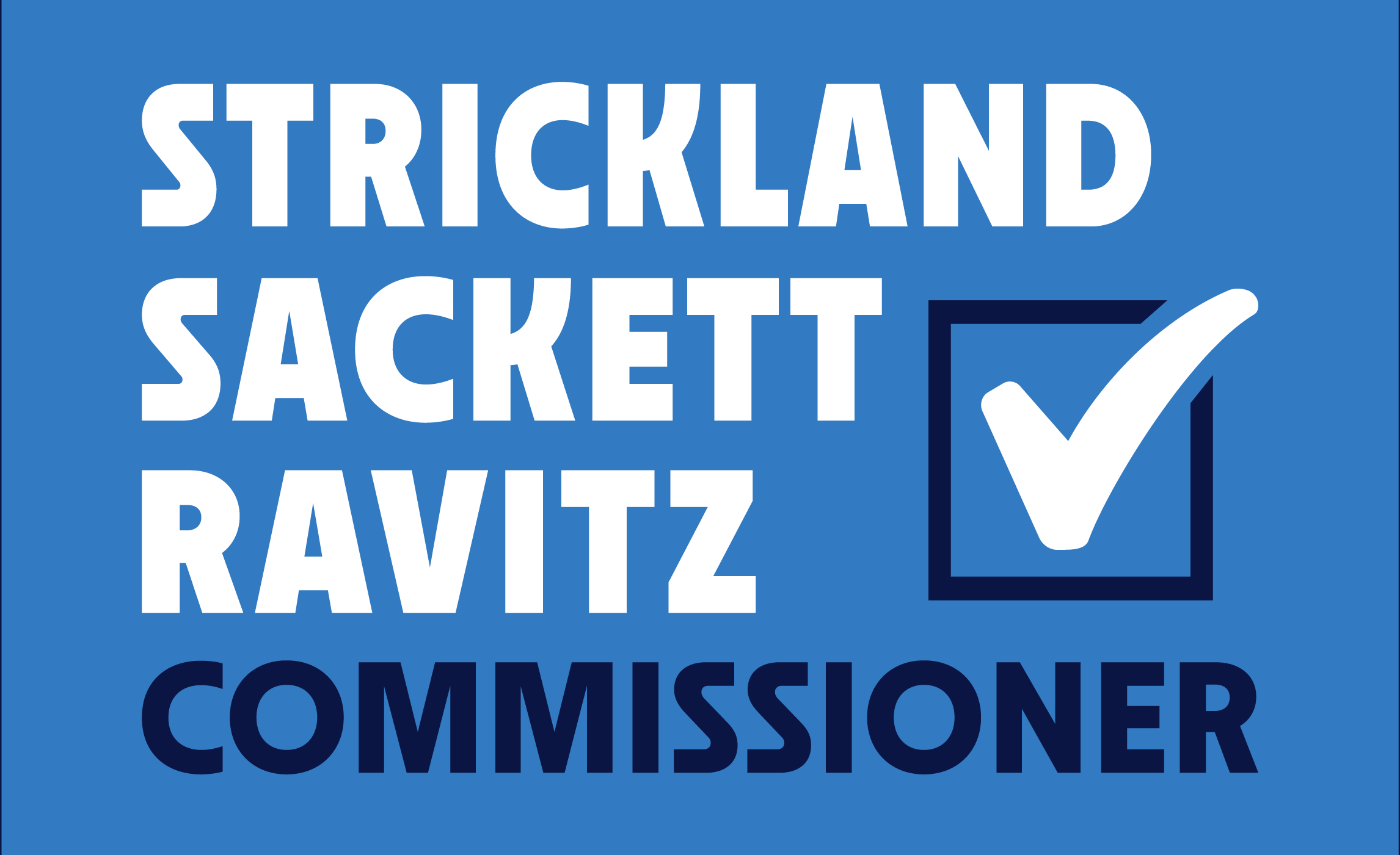 Campaign logo for 2024 Democratic Morris County Commissioners